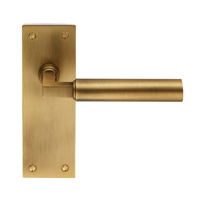 Amiata Lever Door Handle on Various Backplates